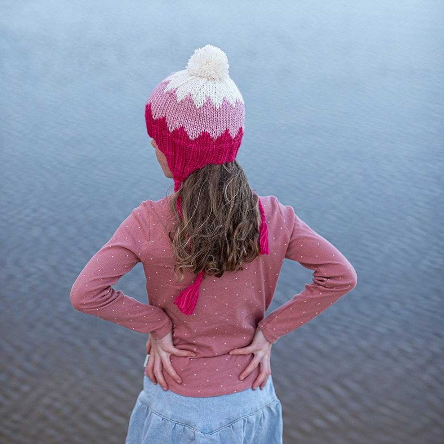 Fashion acorn kids Kid'S Clothing - Other | Acorn Kids: Zig Zag Beanie Pink And Cream