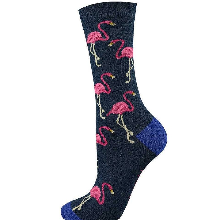 Fashion Bamboozld Socks | Bamboozld: Mens Flamingo Bamboo Sock