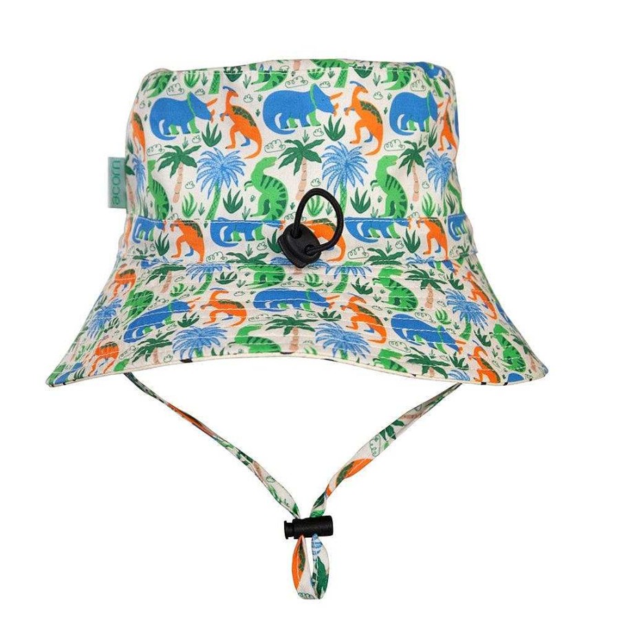 Fashion acorn kids Kid'S Clothing - Other | Acorn Kids: Wide Brim Bucket Hat Prehistoric Natural Blue Orange