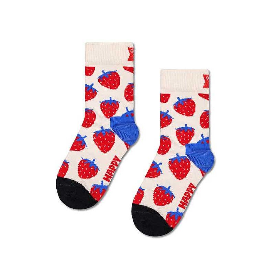 Fashion Happy Socks Socks | Happy Socks: Kids Strawberry