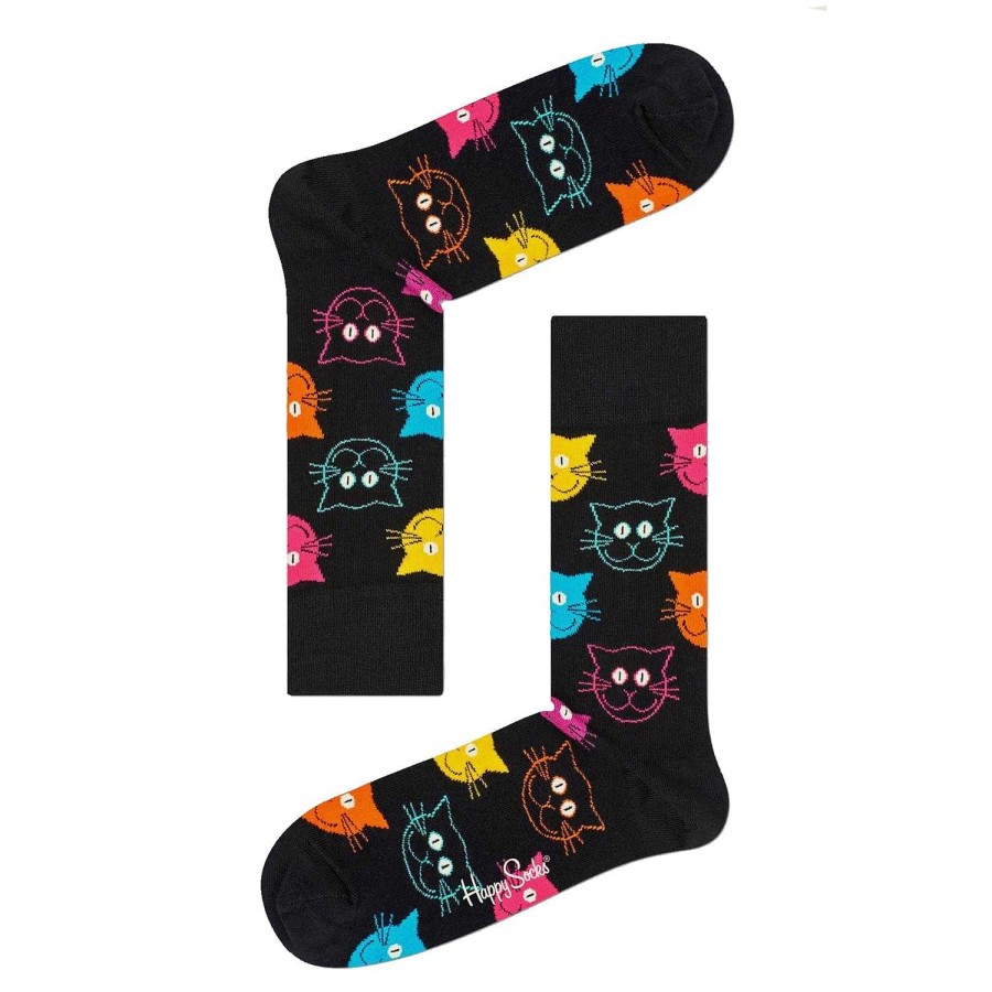 Fashion Happy Socks Socks | Happy Socks: Gift Set Cat Sm