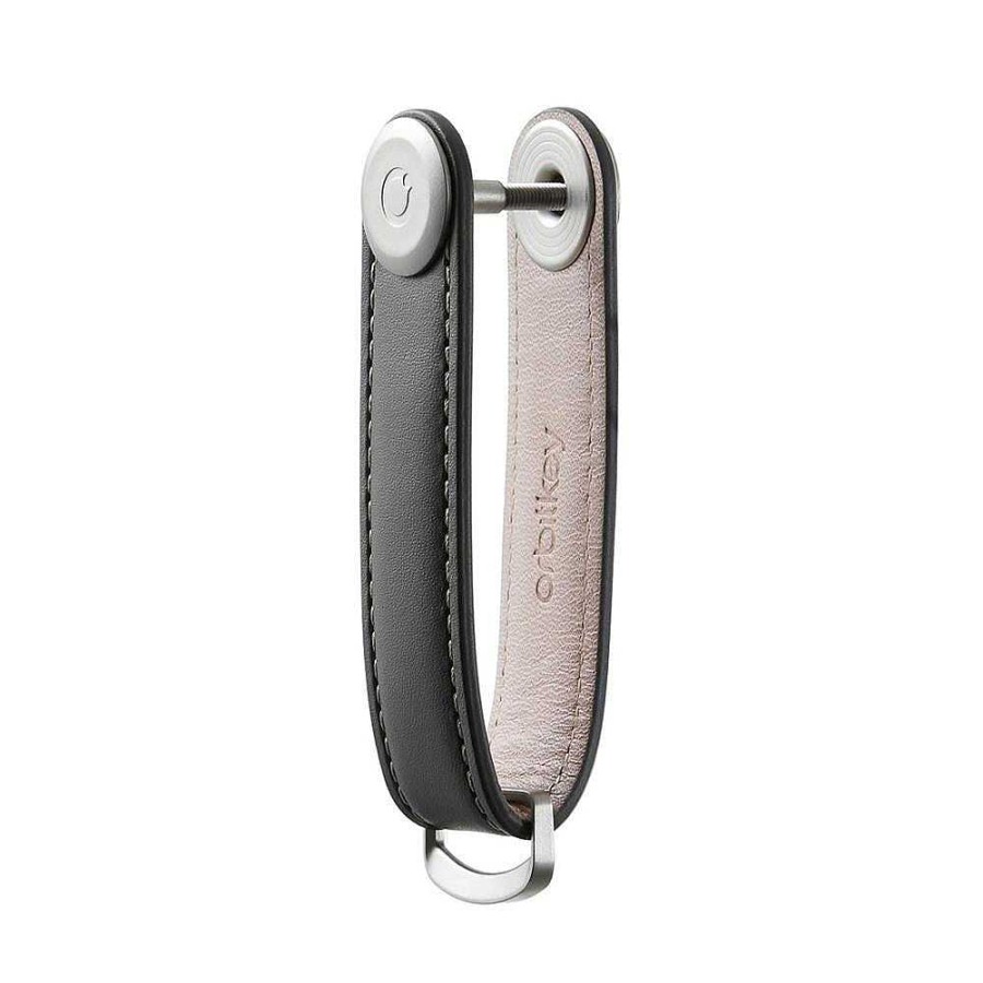 Out+About OrbitWholesale | Orbitkey: 2.0 Leather Charcoal/Grey