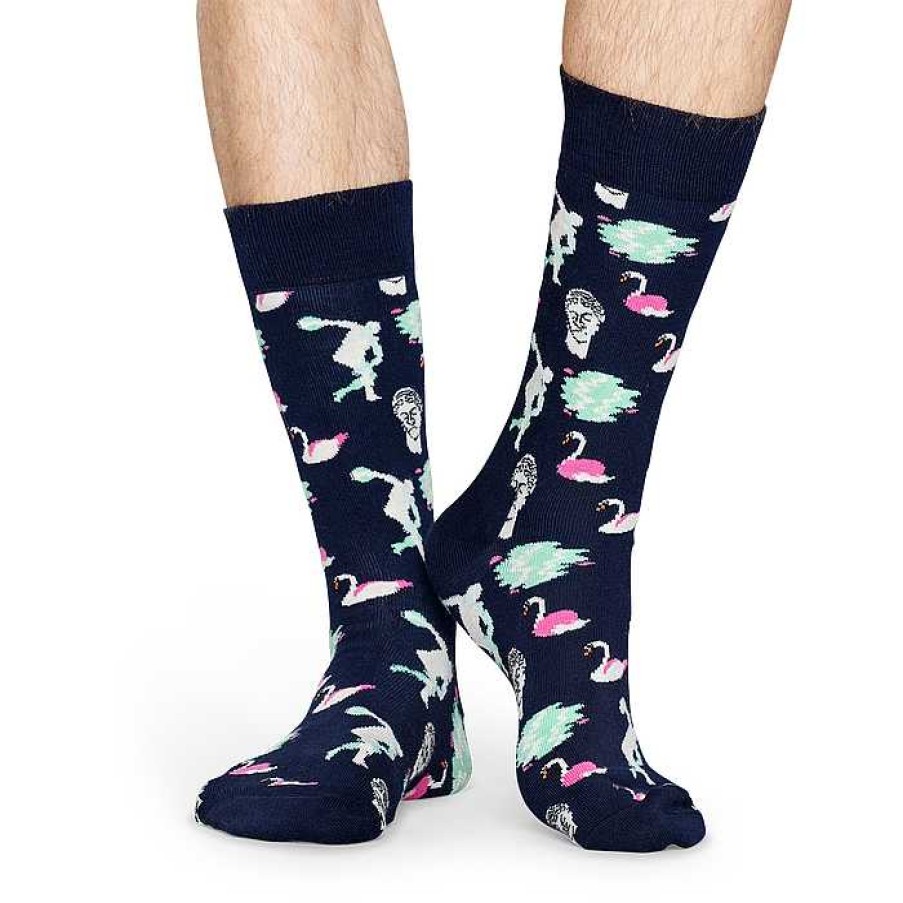 Fashion Happy Socks Socks | Happy Socks: Blue Park