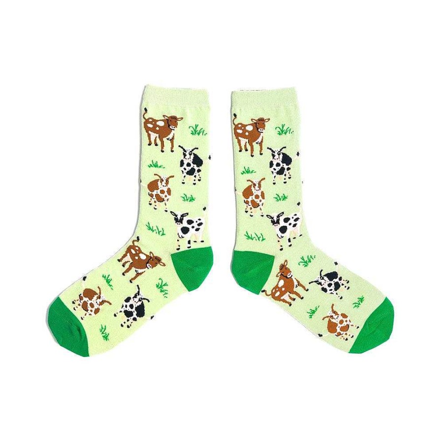 Fashion Spencer Flynn Socks | Spencer Flynn: Womens Cottonfield Cows Sock