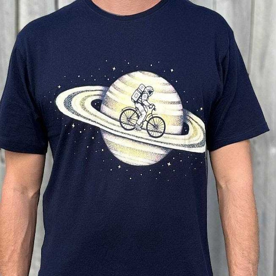 Fashion Monsterthreads Men'S T-Shirts | Space Ride Navy Mens Tee