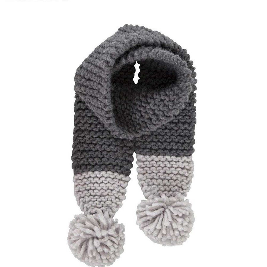 Out+About acorn kids | Acorn Kids: Traveller Chunky Scarf Grey