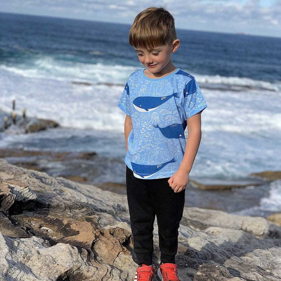 Fashion Monsterthreads Kid'S T-Shirts | Singing Whales Kids Tee