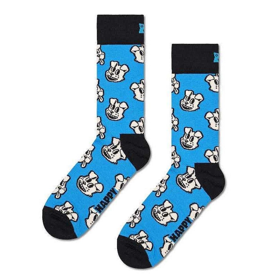 Fashion Happy Socks Socks | Happy Socks: Doggo Blue