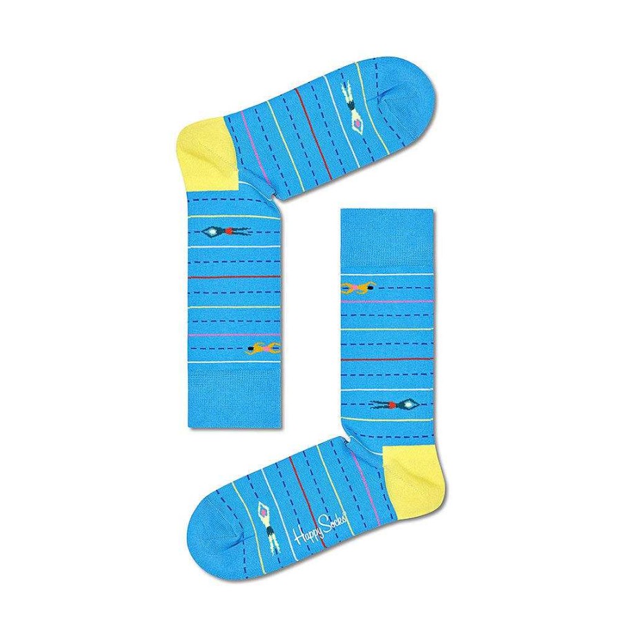 Fashion Happy Socks Socks | Happy Socks: Workout Blue Ml