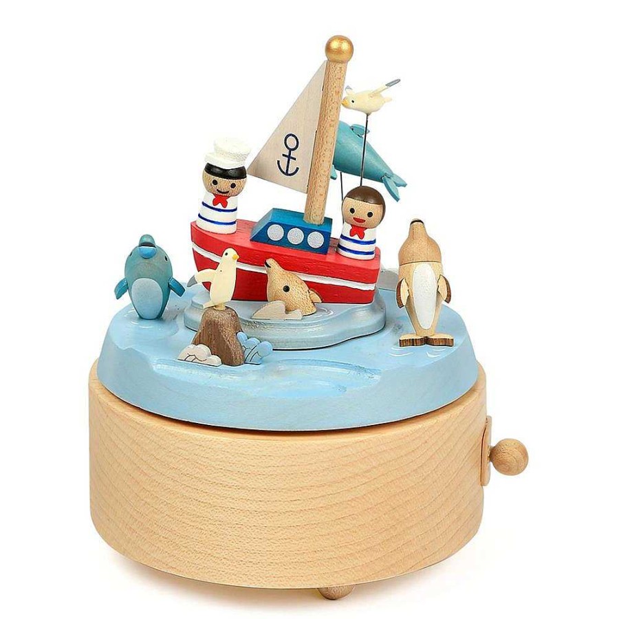 Kids+Toys Wooderful Life | Wooderful Life: Music Box Sailors And Dolphins