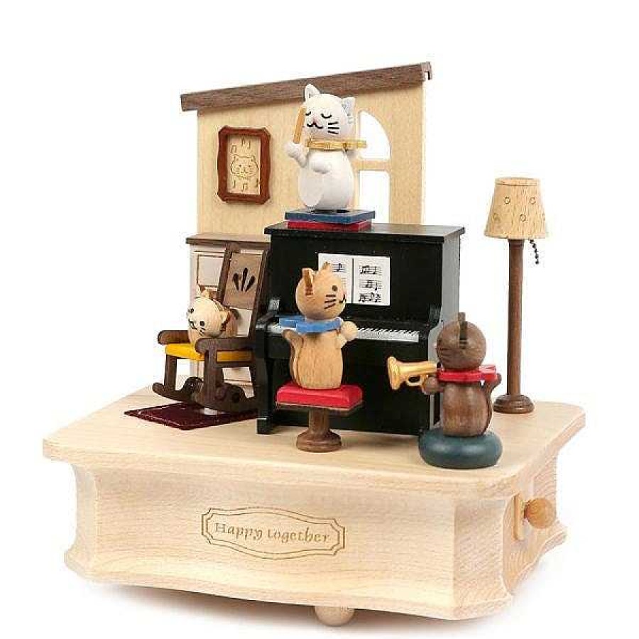 Kids+Toys Wooderful Life | Wooderful Life: Music Box Cat Plays Piano