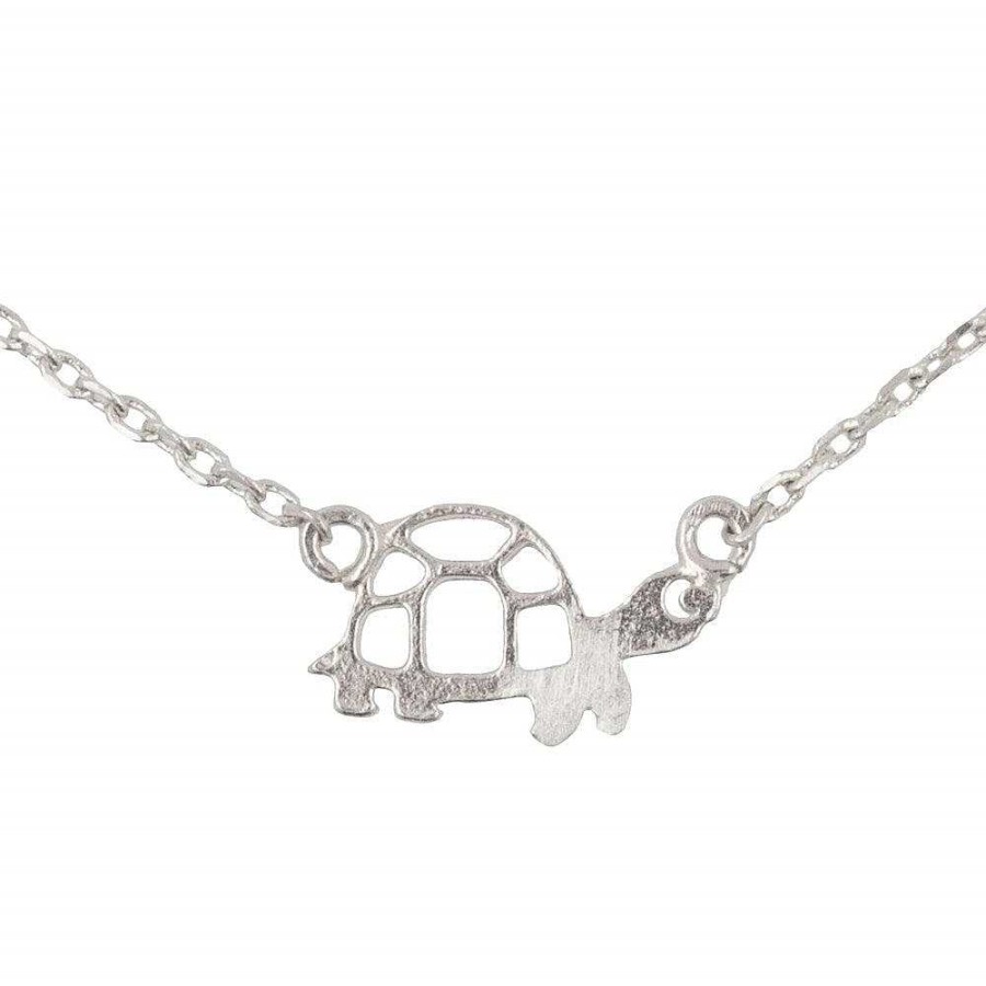 Jewellery Short Story | Short Story: Necklace Cute Tortoise Stencil Silver