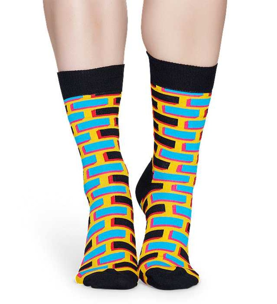 Fashion Happy Socks Socks | Happy Socks: Brick Blue