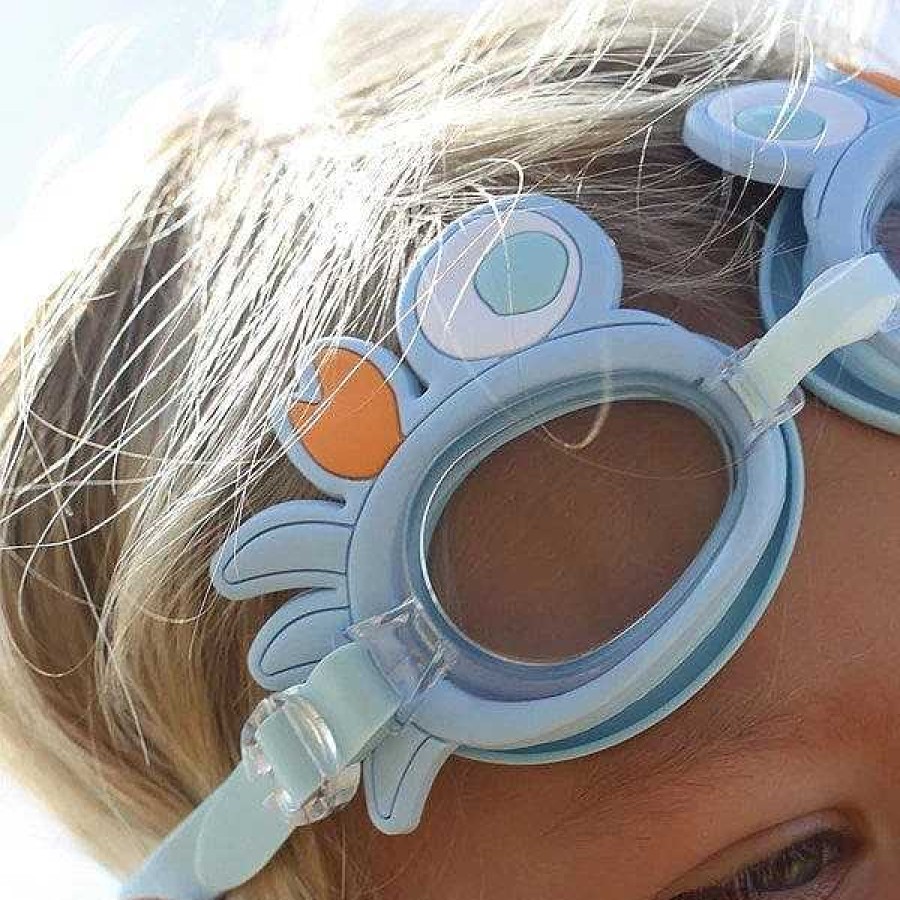 Out+About Sunnylife | Sunnylife: Mini Swim Goggles Sonny The Sea Creature Blue