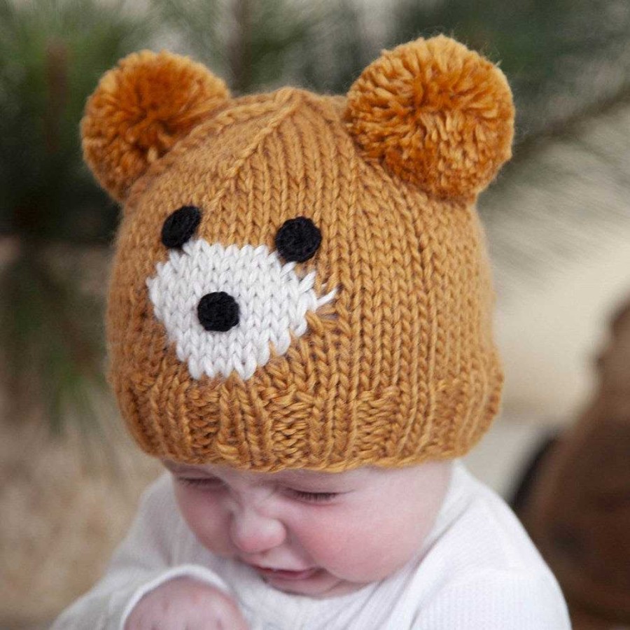 Fashion acorn kids Kid'S Clothing - Other | Acorn Kids: Bear Face Beanie Caramel