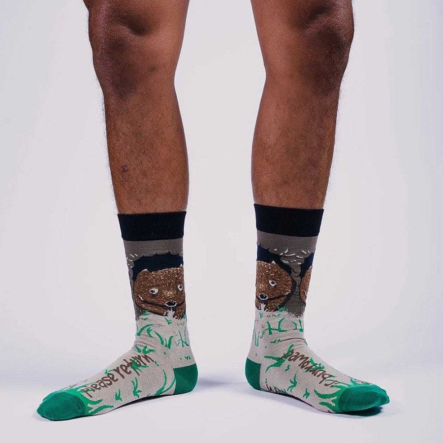 Fashion Spencer Flynn Socks | Spencer Flynn: Mens If Burrowed Please Return Sock