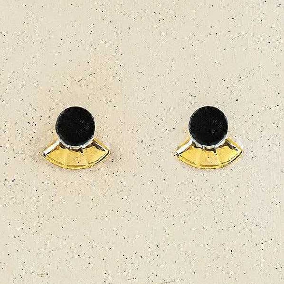 Jewellery Erin Lightfoot | Erin Lightfoot: Earring Friend Studs Black