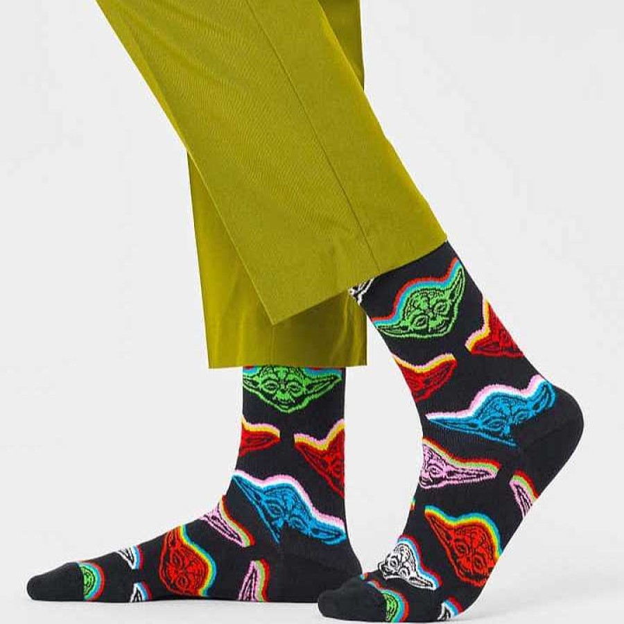 Fashion Happy Socks Socks | Happy Socks: Star Wars Yoda