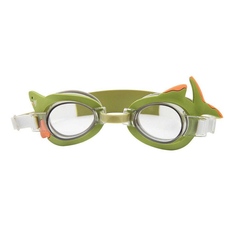 Out+About Sunnylife | Sunnylife: Mini Swim Goggles Shark Attack Olive