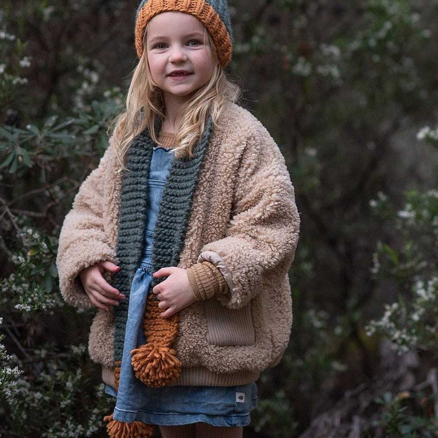 Out+About acorn kids | Acorn Kids: Traveller Chunky Scarf Slate