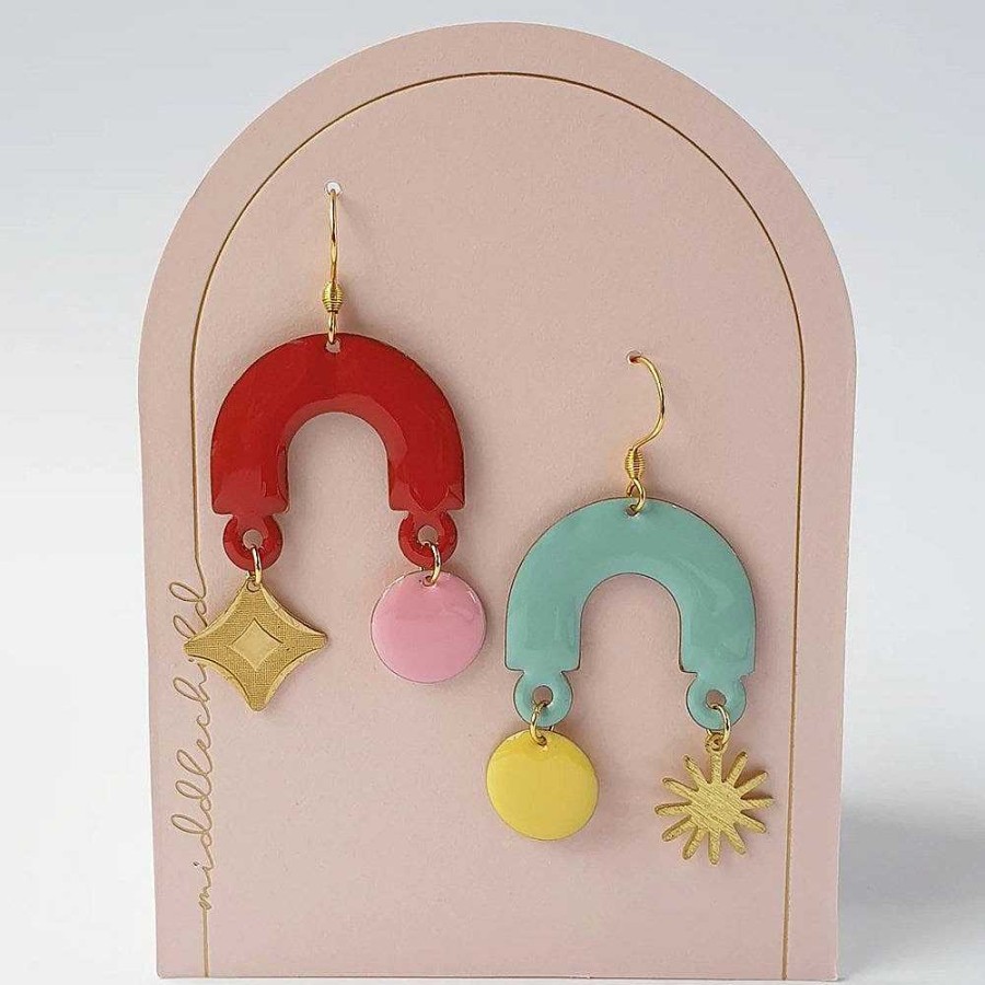 Jewellery Middle Child | Middle Child: Confection Earrings Red/Blue