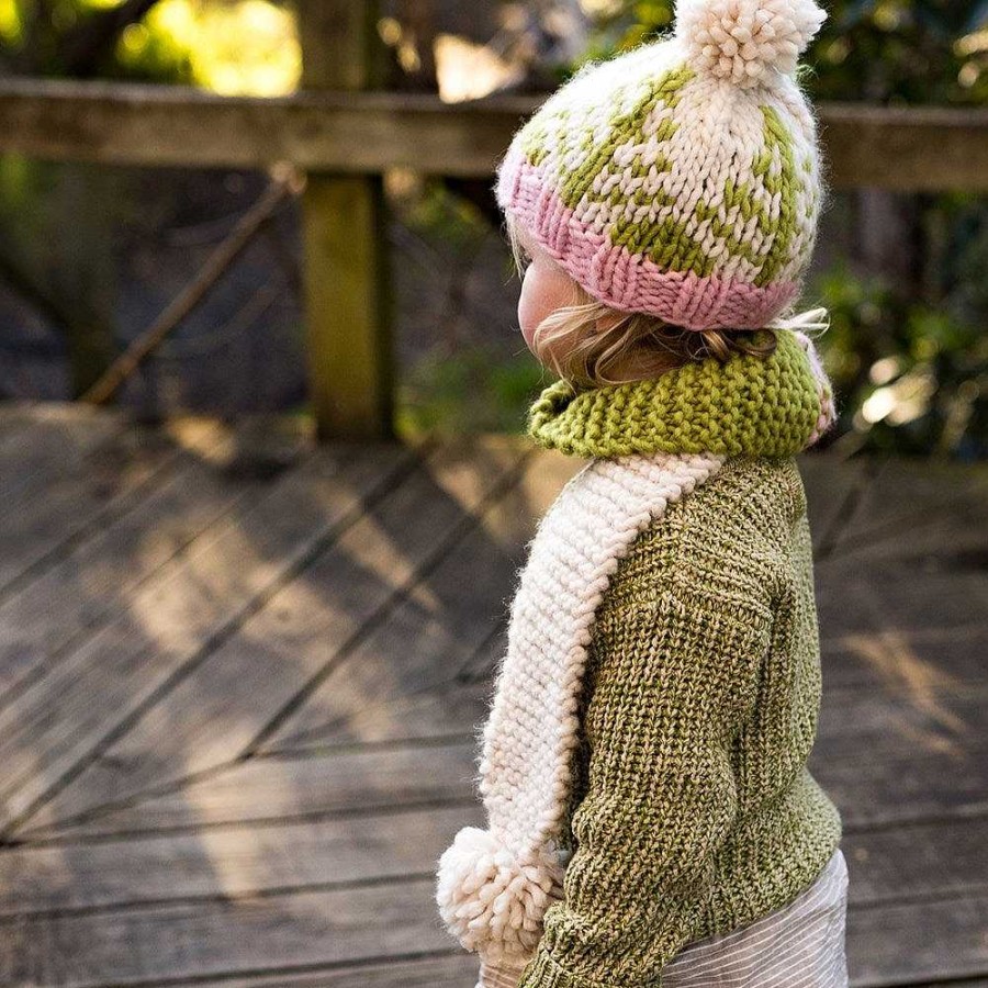 Fashion acorn kids Kid'S Clothing - Other | Acorn Kids: Forest Scarf Green And Pink