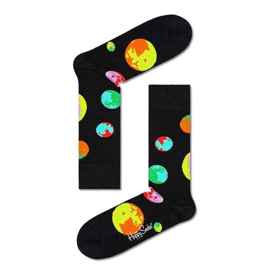 Fashion Happy Socks Socks | Happy Socks: Moonshadow Black