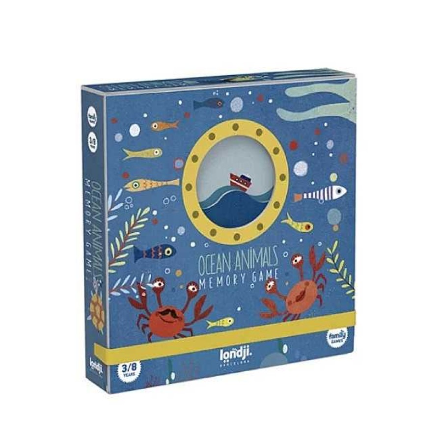 Out+About Londji | Londji: Ocean Animals Memory Game