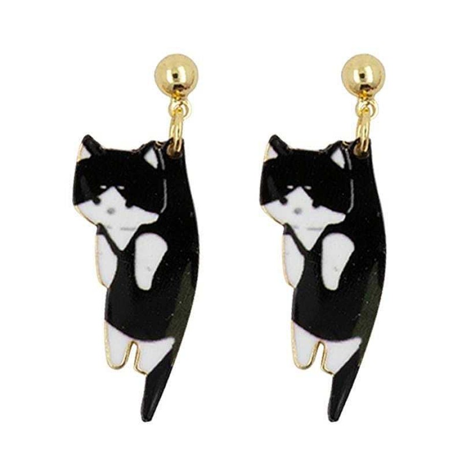 Jewellery Short Story | Short Story: Drop Earring Cat Black