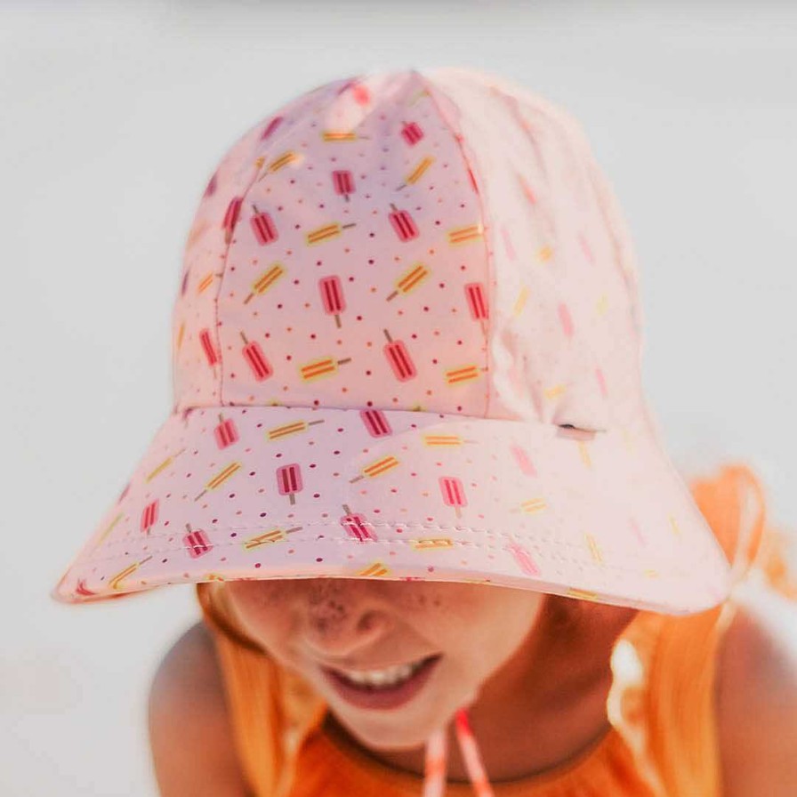 Fashion Bedhead Hats | Bedhead: Ponytail Swim Bucket Beach Hat Ice Pop