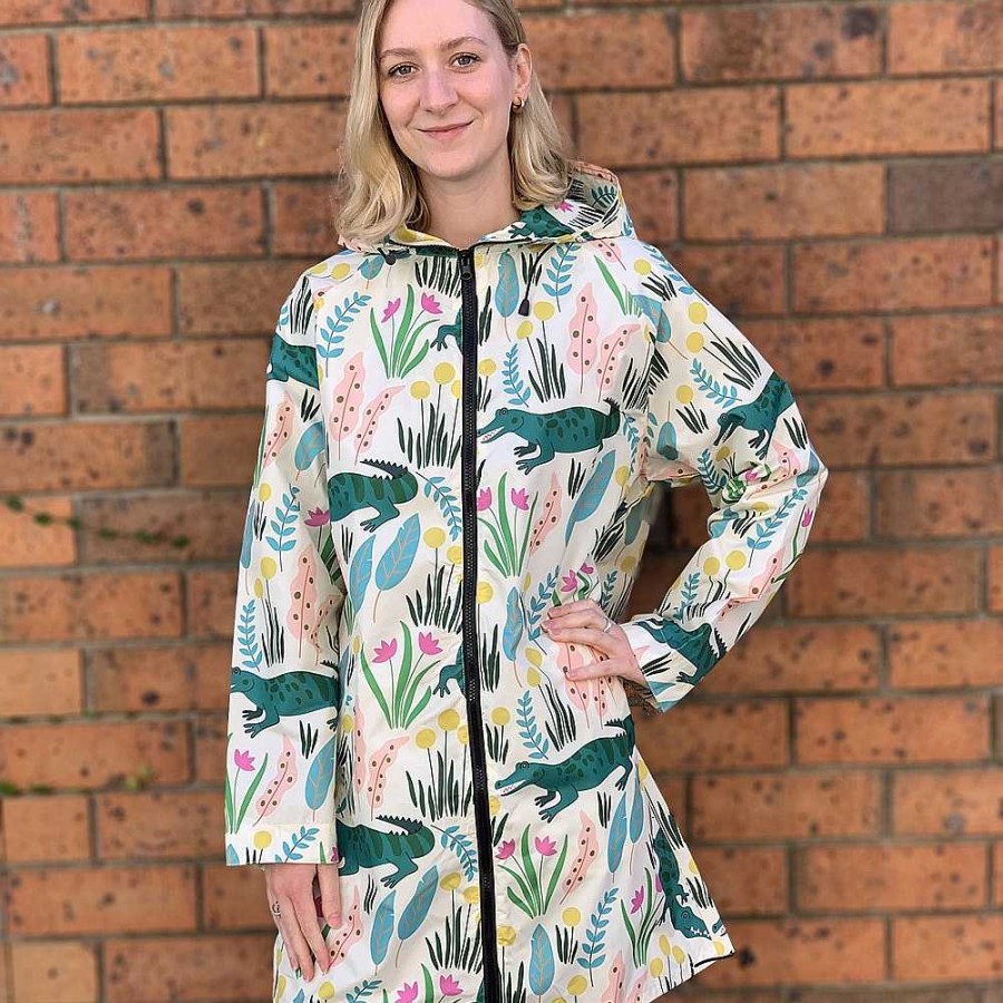 Out+About Monsterthreads | Raincoat: Crocodiles