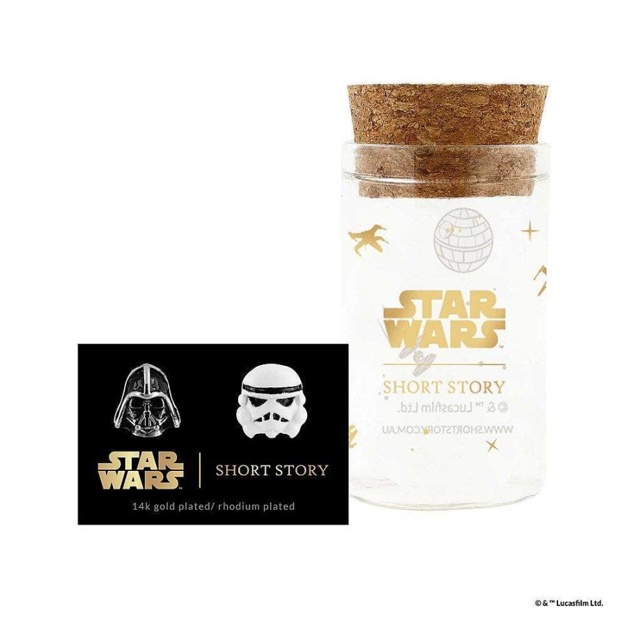 Jewellery Short Story | Short Story: Star Wars Earring Epoxy Darth Vader & Stormtrooper