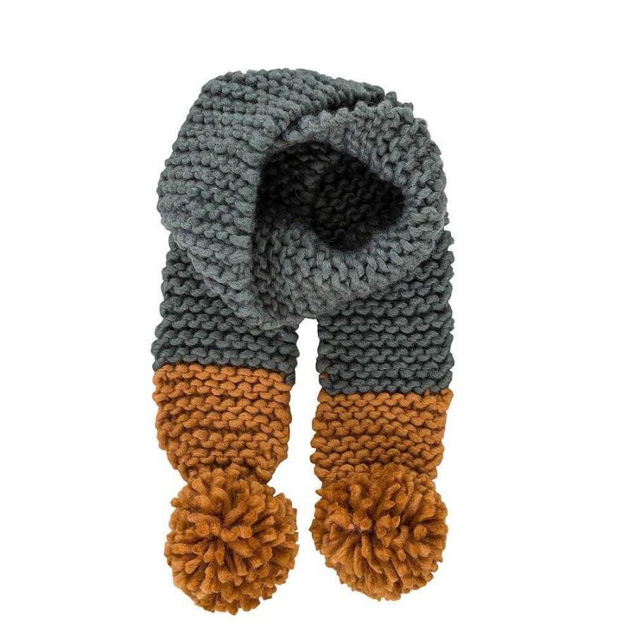 Out+About acorn kids | Acorn Kids: Traveller Chunky Scarf Slate