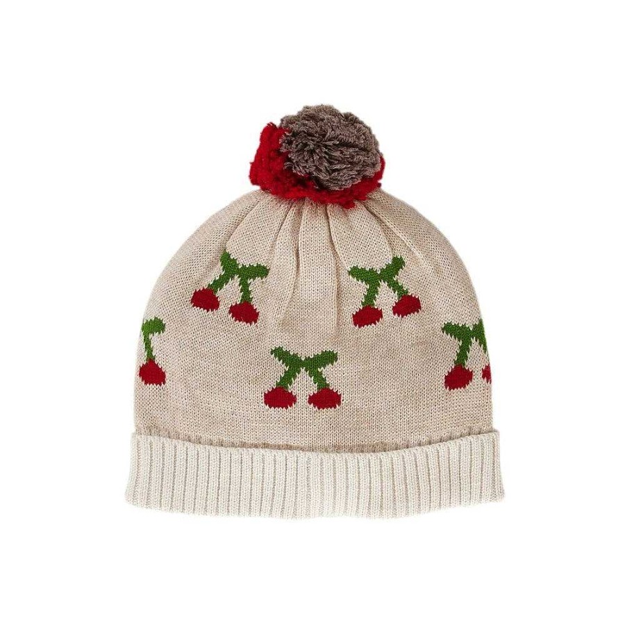 Fashion acorn kids Kid'S Clothing - Other | Acorn Kids: Cherry Beanie Oatmeal Red Green