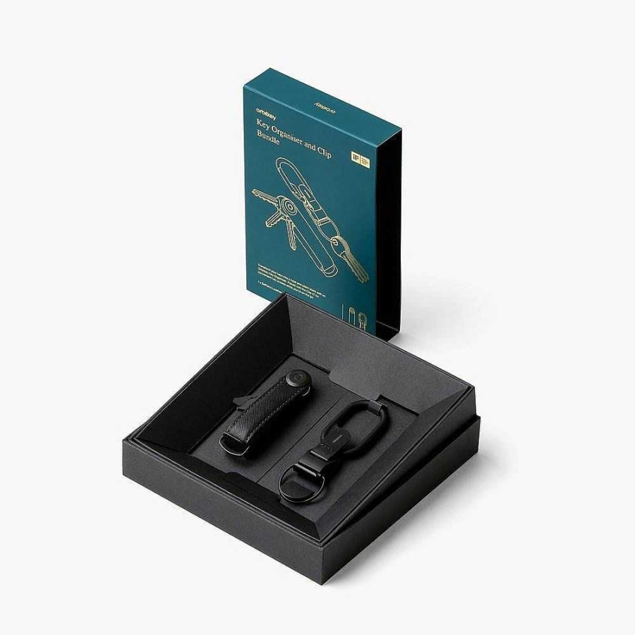 Out+About OrbitHot | Orbitkey: Key Organiser And Clip Bundle Black