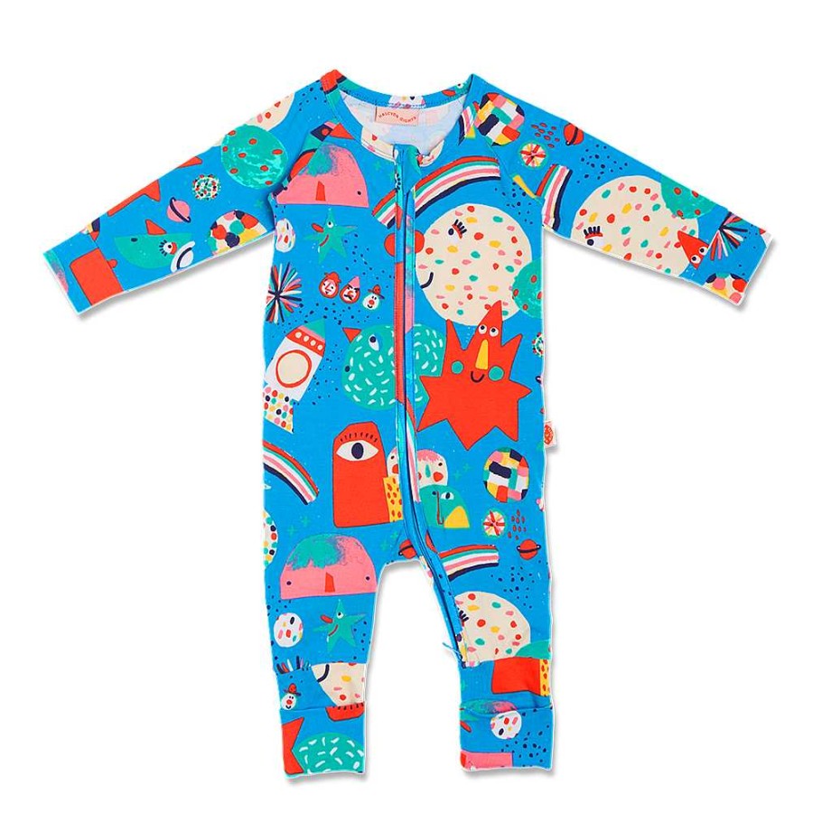 Fashion Halcyon Nights Baby & Toddler Clothing - Other | Halcyon Nights: Long Sleeve Zip Suit Space Romance