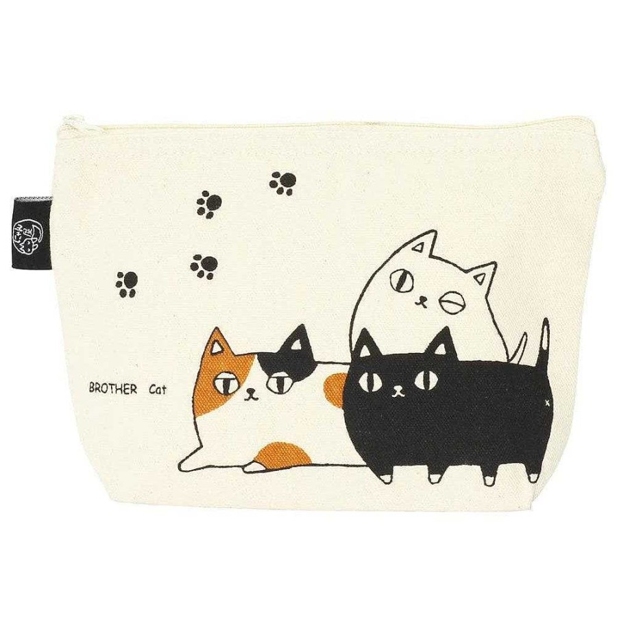 Out+About Ceramic-ai | Ceramic-Ai: 3 Cats And 3 Brothers Pouch Hanging Out