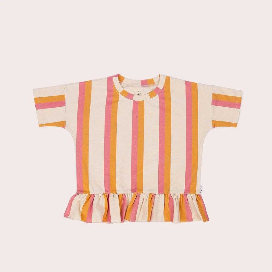 Fashion Olive + The Captain Kid'S Clothing - Other | Olive + The Captain: Boxy Tie Candy Stripe