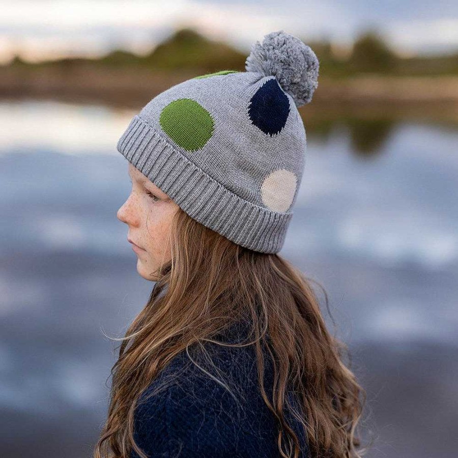 Fashion acorn kids Kid'S Clothing - Other | Acorn Kids: Spots Merino Beanie Grey