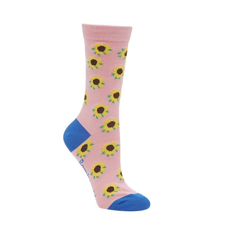 Fashion Bamboozld Socks | Bamboozld: Womens Sunny Dayz Pink Bamboo Sock