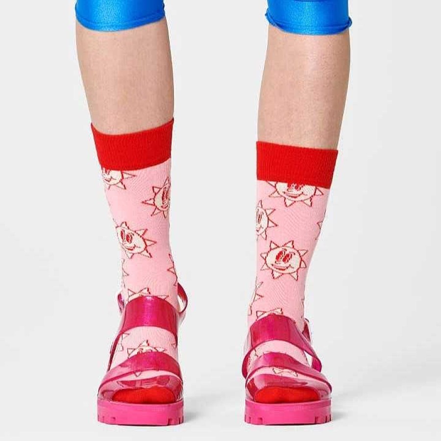 Fashion Happy Socks Socks | Happy Socks: Sunny Day Red