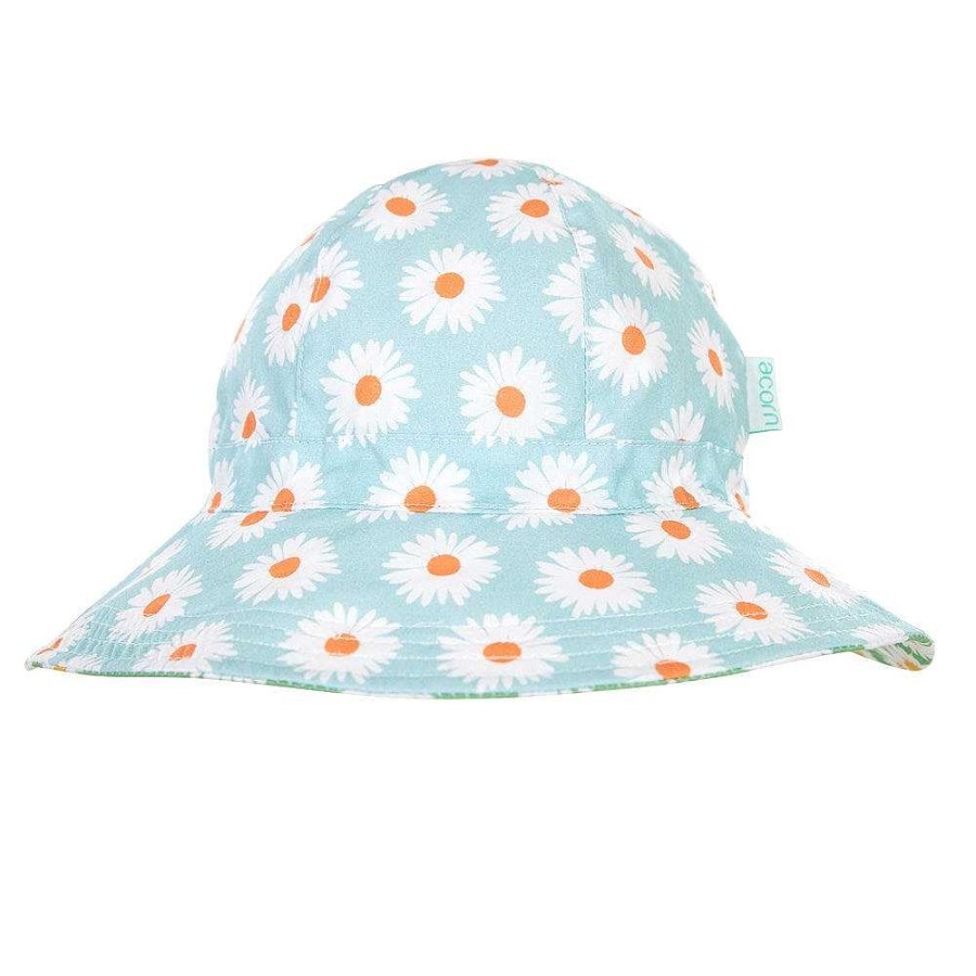 Fashion acorn kids Kid'S Clothing - Other | Acorn Kids: Daisy Reversible Hat Turquoise Green