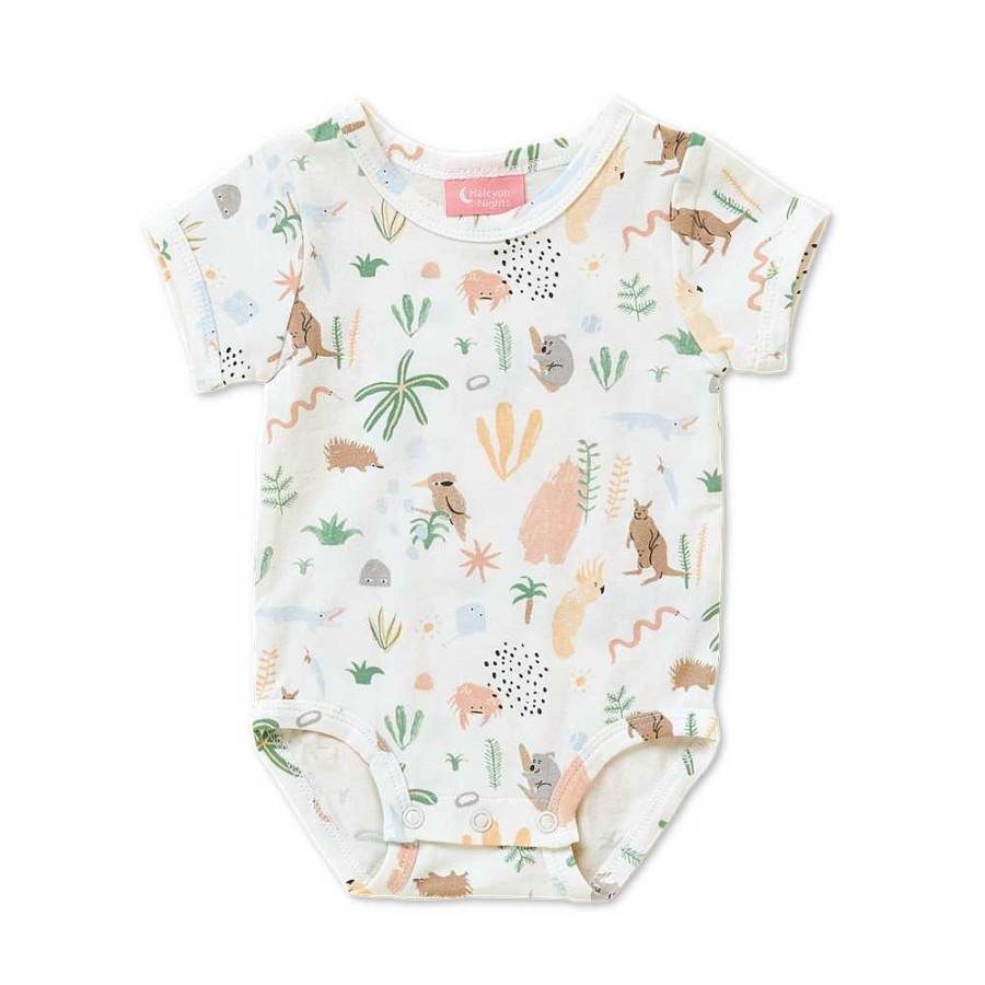 Fashion Halcyon Nights Baby & Toddler Clothing - Other | Halcyon Nights: Short Sleeve Bodysuit Outback Dreamer