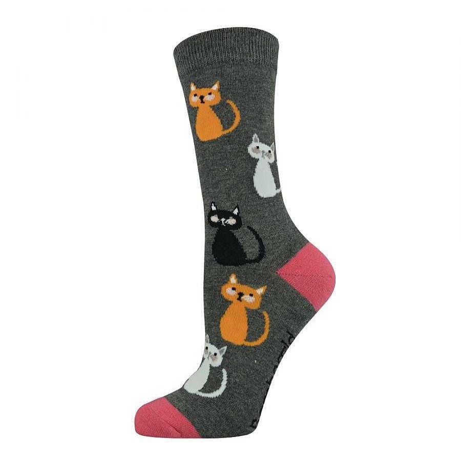 Fashion Bamboozld Socks | Bamboozld: Womens Cat Bamboo Sock