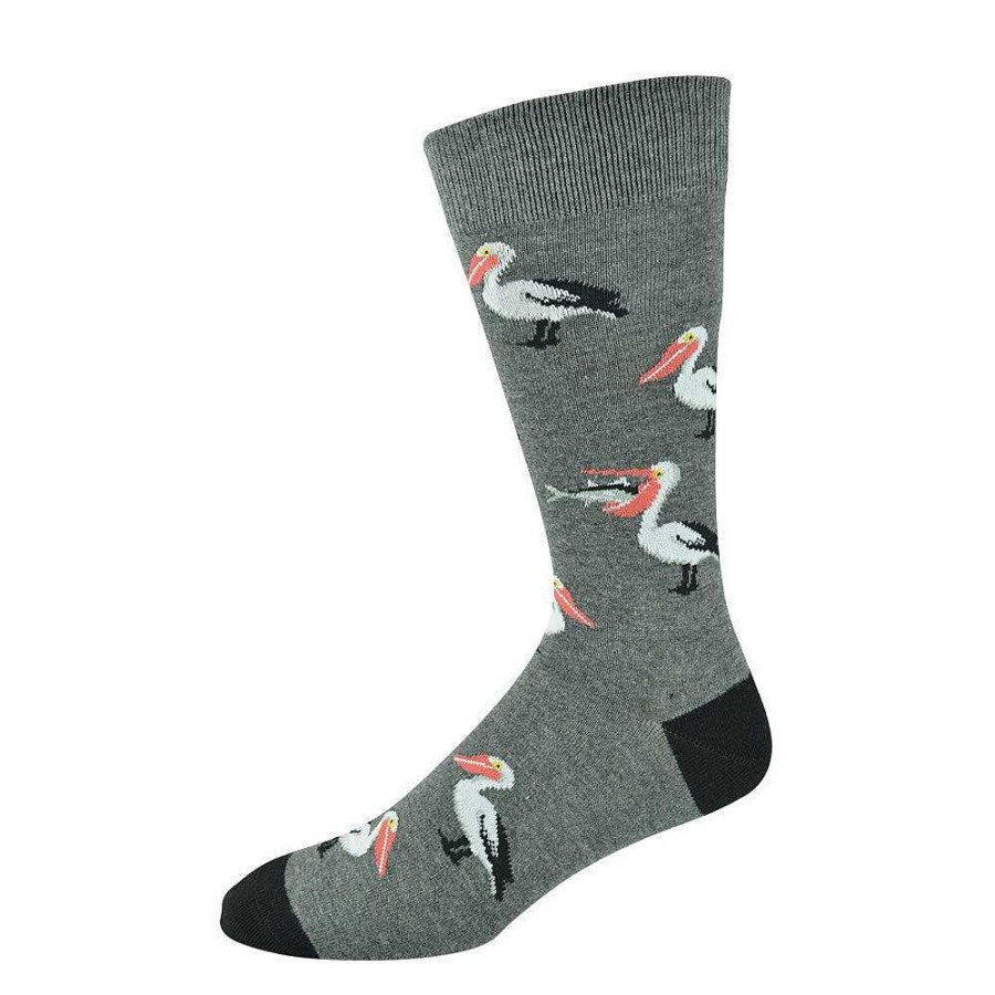 Fashion Bamboozld Socks | Bamboozld: Mens Stormboy Pelican Bamboo Sock