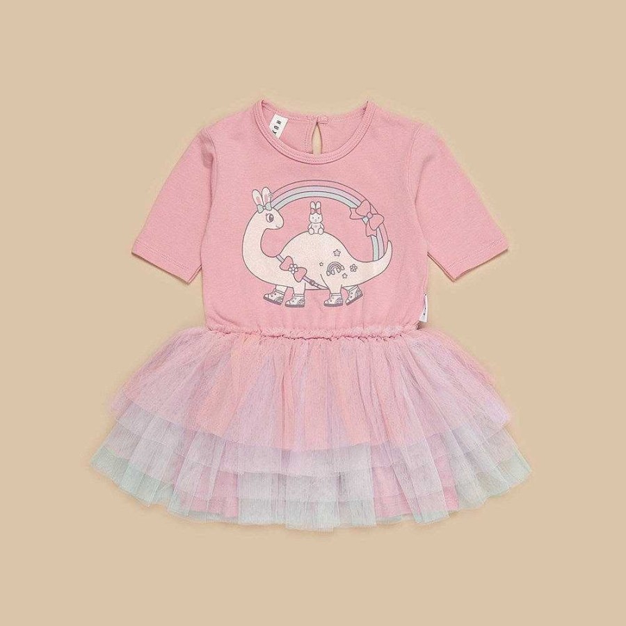 Fashion Huxbaby Kid'S Clothing - Other | Huxbaby: Layered Ballet Dress Dino Rainbow