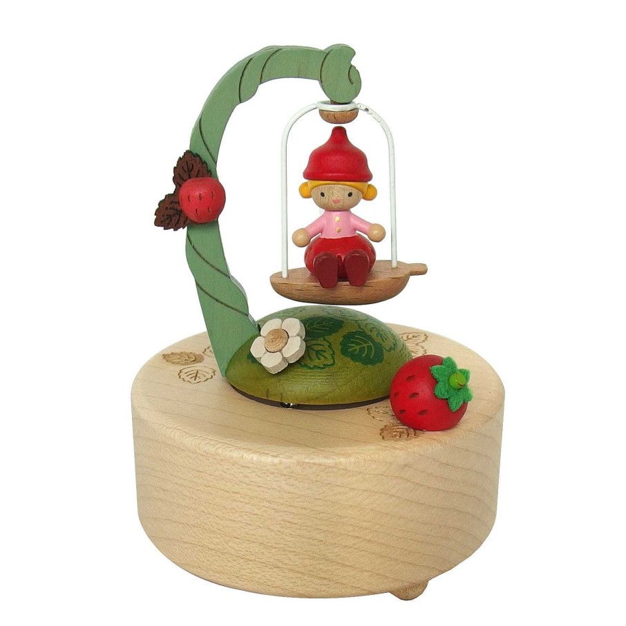 Kids+Toys Wooderful Life | Wooderful Life: Music Box Small Fairy On Swing