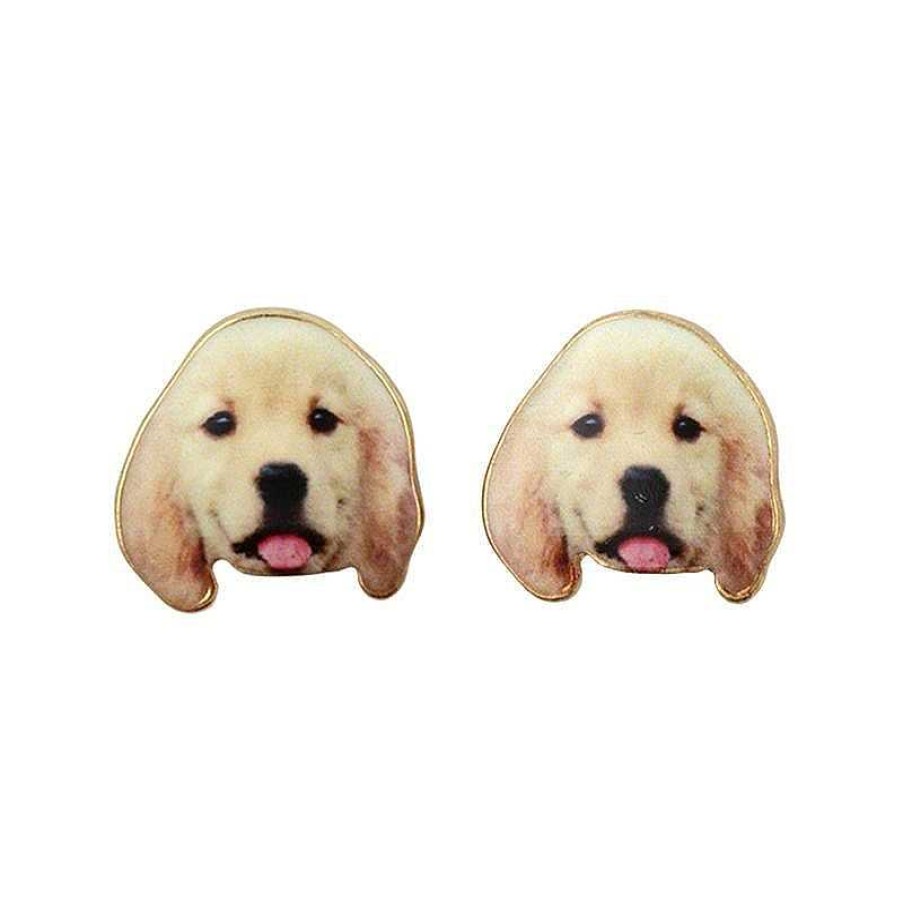 Jewellery Short Story | Short Story: Earring Puppy Golden Retriever