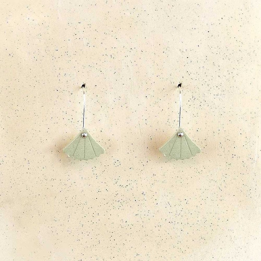 Jewellery Erin Lightfoot | Erin Lightfoot: Small Ginko Eucalyptus Earrings