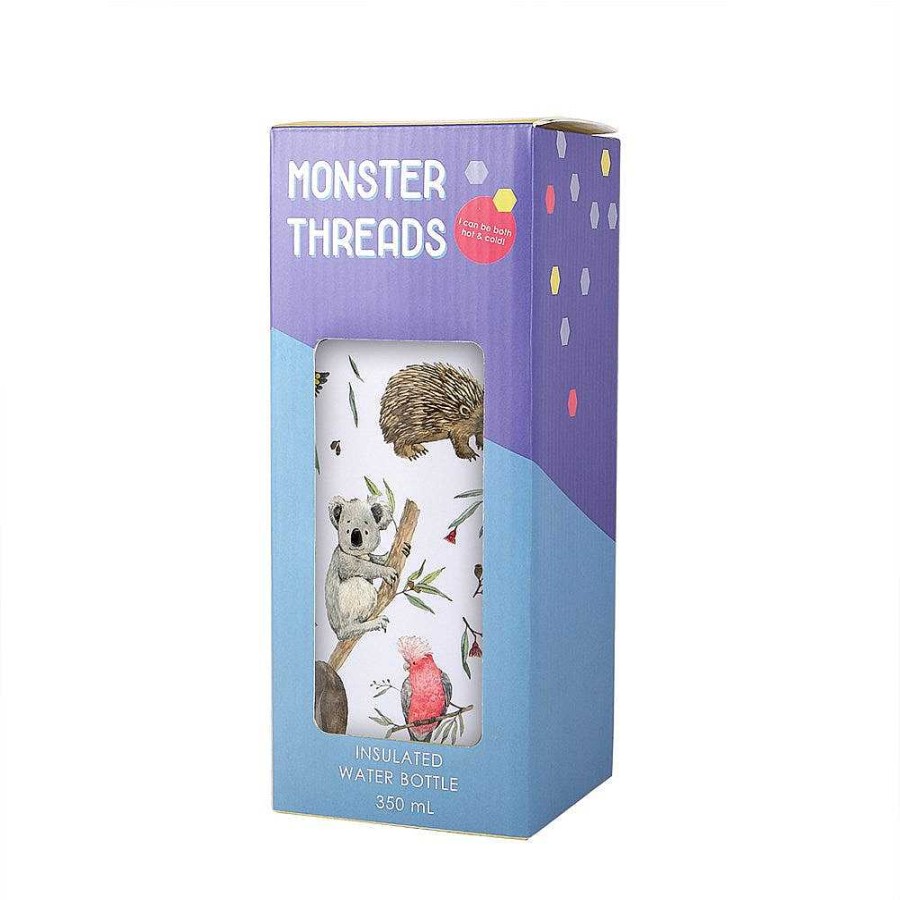 Out+About Monsterthreads | Water Bottle: Aussie Animals 300Ml